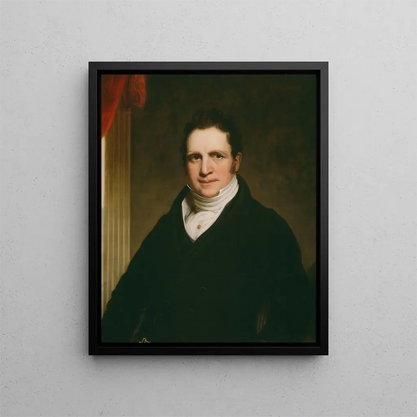 Thomas Abthorpe Cooper 1776-1849 - Chester Harding — framed artwork on a wall