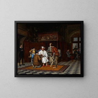 Christophe Sly - Chester Loomis — framed artwork on a wall
