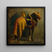 Horse with armor - Isidore Pils — framed artwork on a wall