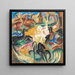 Horses - Alice Bailly — framed artwork on a wall