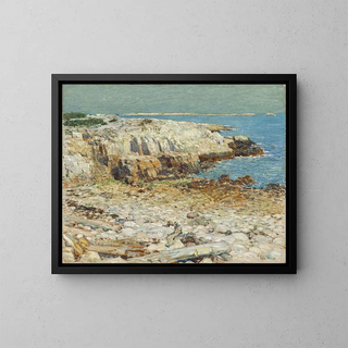 A northeastern promontory - Childe Hassam — framed artwork on a wall