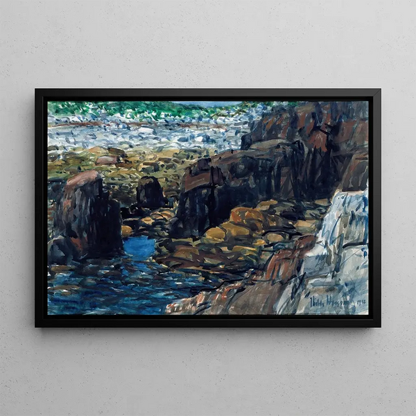 Appledore n° 2 - Childe Hassam — framed artwork on a wall