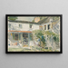 Back of the old house - Childe Hassam — framed artwork on a wall