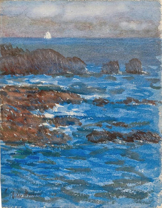 Childe Hassam - Cliffs and Sea Appeldore.webp