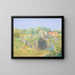 Colonial Cemetery at Lexington - Childe Hassam — framed artwork on a wall