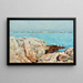 Island of Ducks - Childe Hassam — framed artwork on a wall