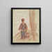 Shoals Fishermen's Island - Childe Hassam — framed artwork on a wall