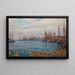 Port aux mille mâts - Childe Hassam — framed artwork on a wall