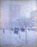 End of a Winter Afternoon in New York - Childe Hassam — artwork view