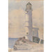 Lighthouse of Shoals Island - Childe Hassam — artwork view
