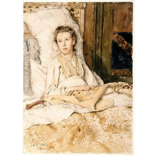 Maud cousant - Childe Hassam — artwork view