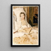 Maud cousant - Childe Hassam — framed artwork on a wall