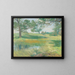 Prairies - Childe Hassam — framed artwork on a wall