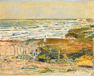 Fisherman of Montauk - Childe Hassam — artwork view