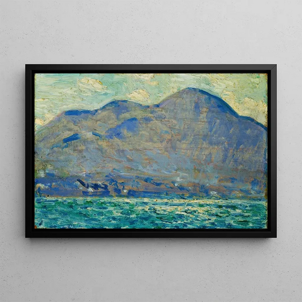Mont Beacon à Newburgh - Childe Hassam — framed artwork on a wall
