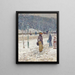 Rue de New York - Childe Hassam — framed artwork on a wall