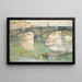 Ponte Santa Trinita Painting - Childe Hassam — framed artwork on a wall