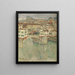 Old Bridge - Childe Hassam — framed artwork on a wall
