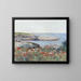 Poppies, Shoals Islands - Childe Hassam — framed artwork on a wall