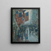 Rainy Day on Fifth Avenue - Childe Hassam — framed artwork on a wall