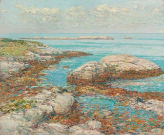 Rochers à Appledore le matin - Childe Hassam — artwork view