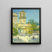 Rue du Grand Capitaine Córdoba - Childe Hassam — framed artwork on a wall