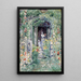 The garden in all its splendor - Childe Hassam — framed artwork on a wall