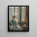 The New York Window - Childe Hassam — framed artwork on a wall