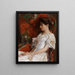 The Victorian Chair - Childe Hassam — framed artwork on a wall
