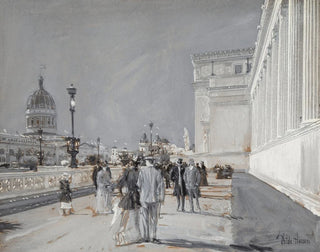 Exposition universelle de Chicago - Childe Hassam — artwork view