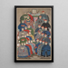 Reproduction of the painting Portrait of Ancestors' Group - Qing Dynasty of China