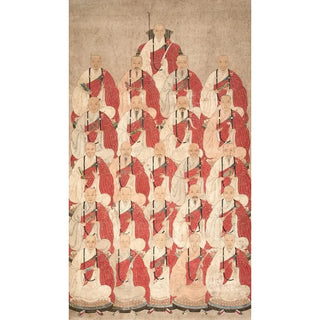 Reproduction of the painting Portrait of Buddhist monks of the Obaku sect - Qing Dynasty of China