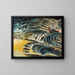 Abstract Futuristic Composition Painting - Chris Lanooy — framed artwork on a wall