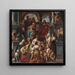 Christ blessing the little children: Let the little children come to me - Jacob Jordaens — framed artwork on a wall