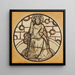 Christ en majesté - Sir Edward Coley Burne-Jones — framed artwork on a wall