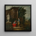 Christ and the Samaritan Woman - Anonymous — framed artwork on a wall