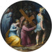 Christ Carrying the Cross - Giovanni Battista Naldini — displayed in an interior