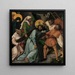 Christ carrying the cross - Hans Leonhard Schufelein — framed artwork on a wall