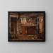 Un atelier de charpentier - Christen Dalsgaard — framed artwork on a wall