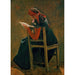 A Young Girl from Salling Reading Study - Christen Dalsgaard — artwork view