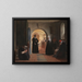 a solemn procession at the church after childbirth - Christen Dalsgaard — framed artwork on a wall