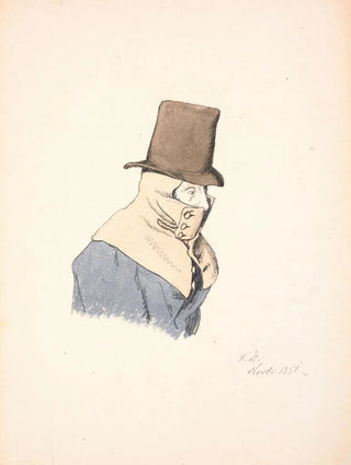 Man with Hood and Top Hat - Christen Dalsgaard — artwork view