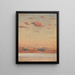 Study of the Lim Fjord in Jutland - Christen Dalsgaard — framed artwork on a wall