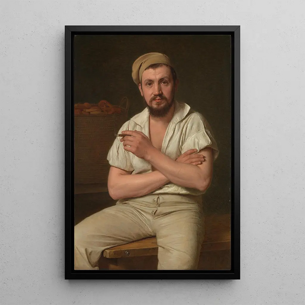 Reproduction of the painting Maître boulanger P Ryder - Christen Købke
