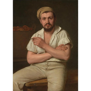 Reproduction of the painting Maître boulanger P Ryder - Christen Købke