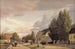 View of a street in Østerbro outside Copenhagen, morning light - Christen Købke — artwork view