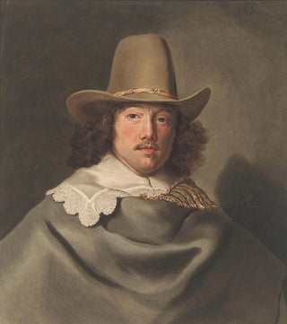 Portrait of Abraham Velters 1603-1690 after Jacob Adriaensz. Backer - Christiaan Kramm — artwork view