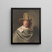 Portrait of Abraham Velters 1603-1690 after Jacob Adriaensz. Backer - Christiaan Kramm — framed artwork on a wall