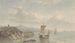 Coastal landscape with port and ships on the water - Christiaan Lodewijk Willem Dreibholtz — artwork view