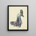 Head of the cassowary - Christiaan van Geelen — framed artwork on a wall